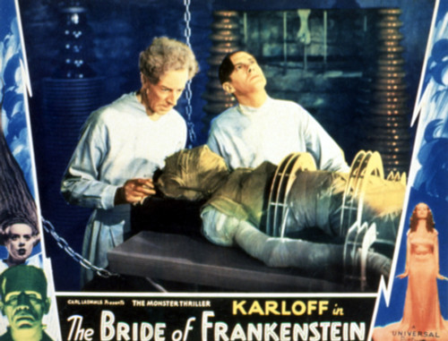 Bride Of Frankenstein Ernest Thesiger Elsa Lanchester Colin Clive 1935 Movie Poster Masterprint - Item # VAREVCMSDBROFEC020H