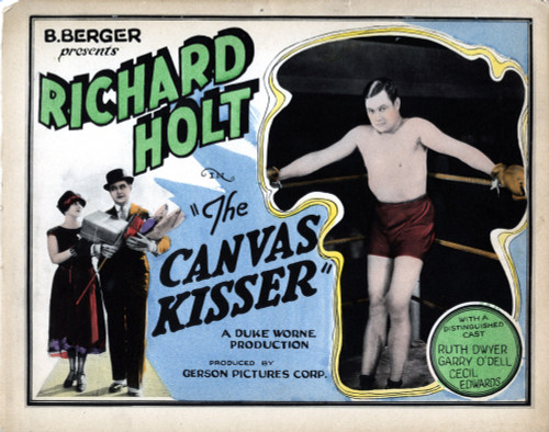 The Canvas Kisser From Left Ruth Dwyer Richard Holt 1925 Movie Poster Masterprint - Item # VAREVCMSDCAKIEC013H