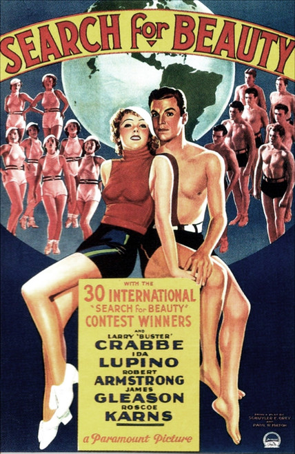 Search For Beauty Us Poster Ida Lupino Buster Crabbe 1934 Movie Poster Masterprint - Item # VAREVCMCDSEFOEC009H