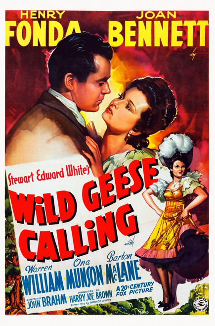 Wild Geese Calling Top From Left: Henry Fonda Joan Bennett On Poster Art 1941 Tm And Copyright ??20Th Century Fox Film Corp. All Rights Reserved./Courtesy Everett Collection Movie Poster Masterprint - Item # VAREVCMMDWIGEFE001H