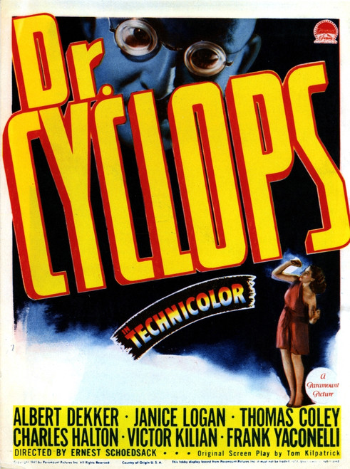 Dr. Cyclops From Left Albert Dekker Janice Logan 1940 Movie Poster Masterprint - Item # VAREVCMCDDRCYEC001H