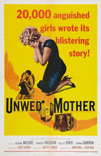 Unwed Mother Us Poster Art 1958 Movie Poster Masterprint - Item # VAREVCM8DUNMOEC004H