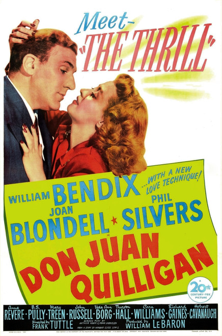 Don Juan Quilligan Us Poster William Bendix Joan Blondell 1945. Tm And Copyright ?? 20Th Century Fox Film Corp. All Rights Reserved/Courtesy Everett Collection. Movie Poster Masterprint - Item # VAREVCMCDDOJUFE001H