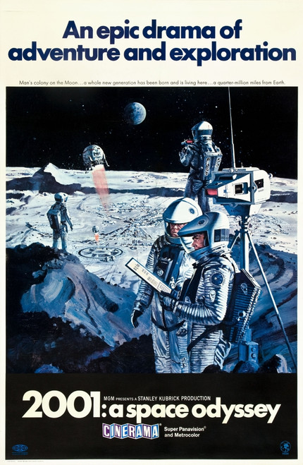 2001: A Space Odyssey Us Poster 1968 Movie Poster Masterprint - Item # VAREVCMMDTWTHEC009H