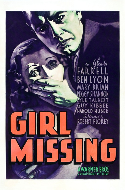 Girl Missing Us Poster From Left: Peggy Shannon Ben Lyon 1933 Movie Poster Masterprint - Item # VAREVCMSDGIMIEC001H