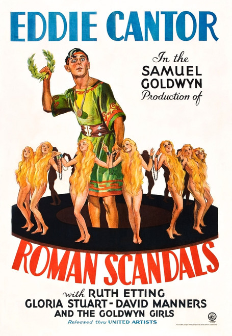Roman Scandals Eddie Cantor 1933 Movie Poster Masterprint - Item # VAREVCMSDROSCEC001H