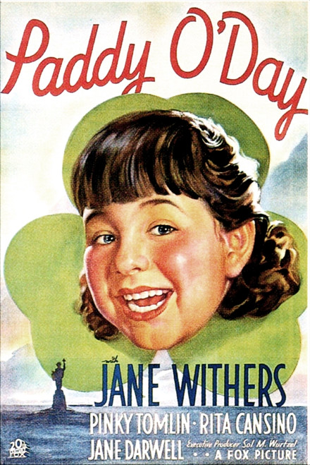 Paddy O'Day Us Poster Jane Withers 1935. Tm & Copyright ?? 20Th Century Fox Film Corp./Courtesy Everett Collection Movie Poster Masterprint - Item # VAREVCMCDPAODEC001H