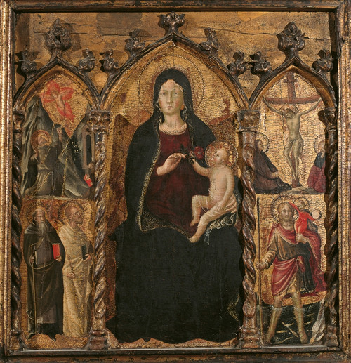 Ith Child The Stigmata Of St Francis St Anthony Abbot E St Bartholomew Crucifixion Saint Christopher Print - Item # VAREVCMOND025VJ257H
