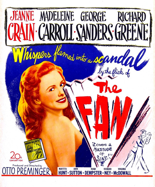 The Fan Us Poster Jeanne Crain 1949. Tm & Copyright ?? 20Th Century Fox Film Corp./Courtesy Everett Collection Movie Poster Masterprint - Item # VAREVCMCDFANNFE001H