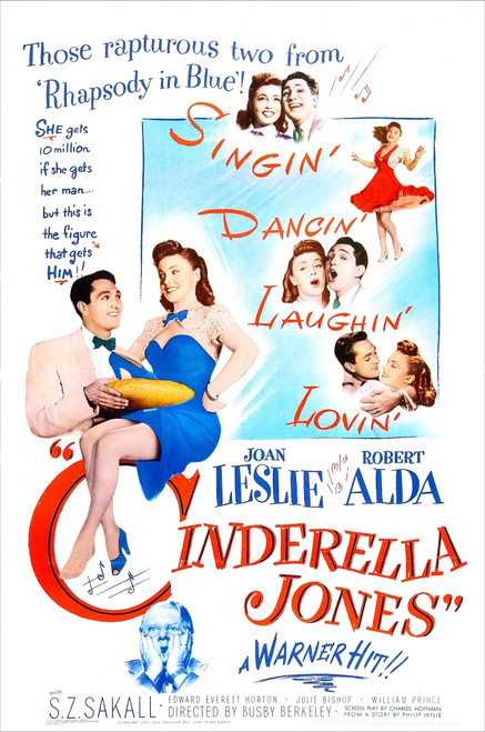 Cinderella Jones Us Poster Middle From Left: Robert Alda Joan Leslie - Item # VAREVCMCDCIJOEC001H