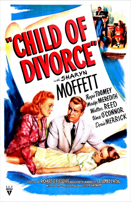 Child Of Divorce Us Poster From Left: Madge Meredith Regis Toomey Sharyn Moffett 1946 Movie Poster Masterprint - Item # VAREVCMCDCHOFEC423H