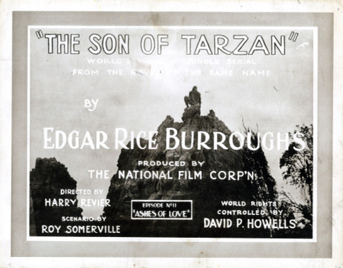 The Son Of Tarzan Title Lobbycard 1920 Movie Poster Masterprint - Item # VAREVCMCDSOOFEC205H