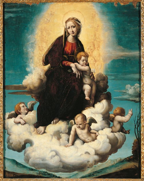 Madonna And Child With Angels Poster Print - Item # VAREVCMOND026VJ625H
