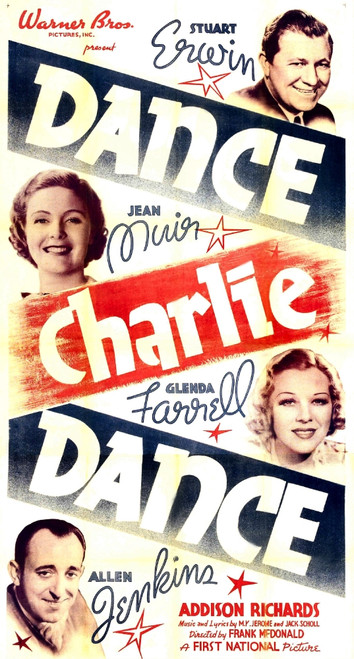 Dance Charlie Dance Us Poster Art From Top: Stuart Erwin Jean Muir Glenda Farrell Allen Jenkins 1937 Movie Poster Masterprint - Item # VAREVCMCDDACHEC001H