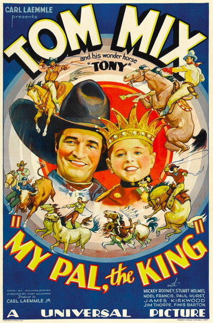 My Pal The King From Left: Tom Mix Mickey Rooney 1932. Movie Poster Masterprint - Item # VAREVCMCDMYPAEC001H