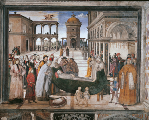 Stories Of St Bernardine The Death Of The Saint Poster Print - Item # VAREVCMOND026VJ338H