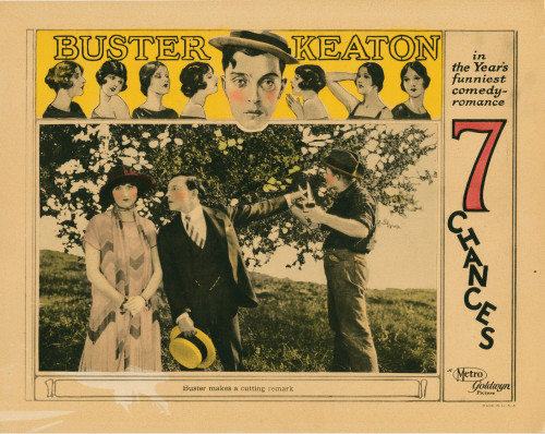 Seven Chances Lobbycard Buster Keaton 1925 Movie Poster Masterprint - Item # VAREVCMCDSECHEC039H