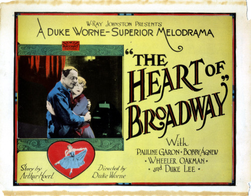 The Heart Of Broadway From Left Robert Agnew Pauline Garon 1928 Movie Poster Masterprint - Item # VAREVCMSDHEOFEC077H