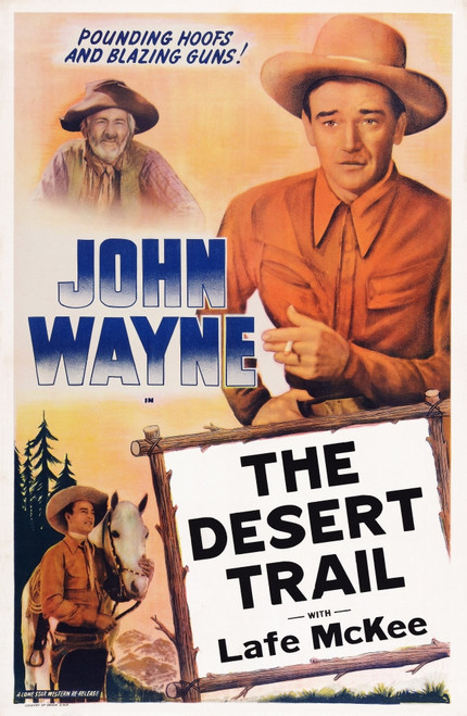 The Desert Trail Us Poster Art Gabby Hayes John Wayne 1935 Movie Poster Masterprint - Item # VAREVCM4DDETREC001H