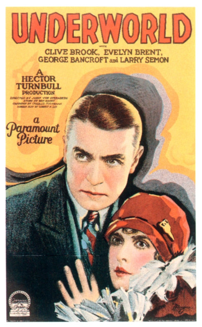 Underworld Clive Brook Evelyn Brent 1927 Movie Poster Masterprint - Item # VAREVCM2DUDEREC001H