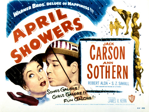 April Showers Ann Sothern Jack Carson 1948 Movie Poster Masterprint - Item # VAREVCMSDAPSHEC001H