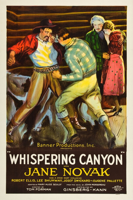 Whispering Canyon Poster Art 1926. Movie Poster Masterprint - Item # VAREVCMCDWHCAEC001H