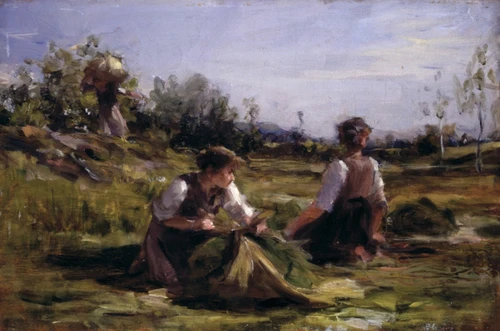 Haymaking Poster Print