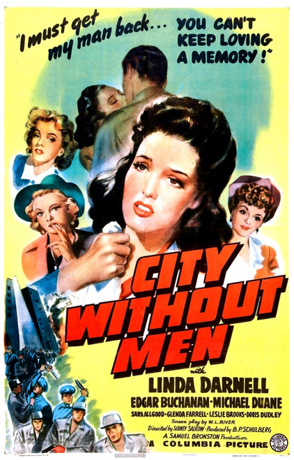 City Without Men Us Poster Linda Darnell 1943 Movie Poster Masterprint - Item # VAREVCMCDCIWIEC001H