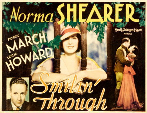 Smilin' Through From Left: Leslie Howard Norma Shearer 1932. Movie Poster Masterprint - Item # VAREVCMMDSMTHEC002H