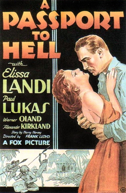 A Passport To Hell From Left On Us Poster Art: Elissa Landi Paul Lukas 1932. Tm & Copyright ??20Th Century Fox Film Corp. All Rights Reserved/Courtesy Everett Collection Movie Poster Masterprint - Item # VAREVCMCDPATOFE002H