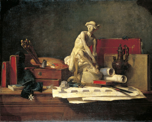 Still Life With Attributes Of The Art Poster Print - Item # VAREVCMOND077VJ510H
