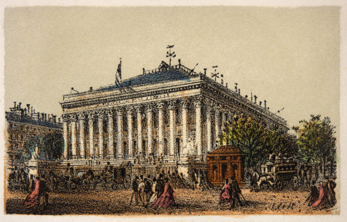 Gravure / Paris En 1874 : La Bourse / Coll. Part.C19444 / Gravure / Paris En 1874 : La Bourse / Coll. Part.
 Poster Print - Item # VAREVCCRLA003YF730H