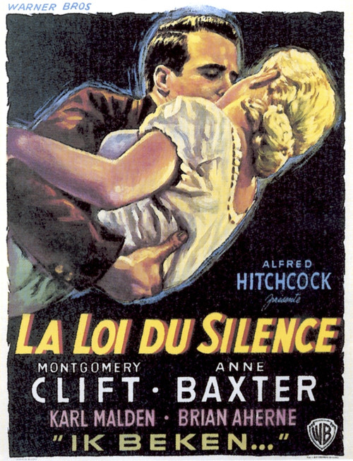 I Confess From Left: Montgomery Clift Anne Baxter 1953 Movie Poster Masterprint - Item # VAREVCMCDICONEC004H