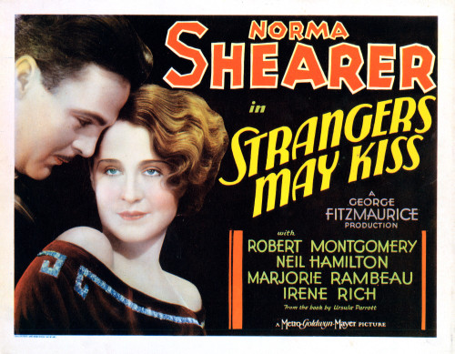 Strangers May Kiss Us Poster From Left: Neil Hamilton Norma Shearer 1931. Movie Poster Masterprint - Item # VAREVCMCDSTMAEC001H