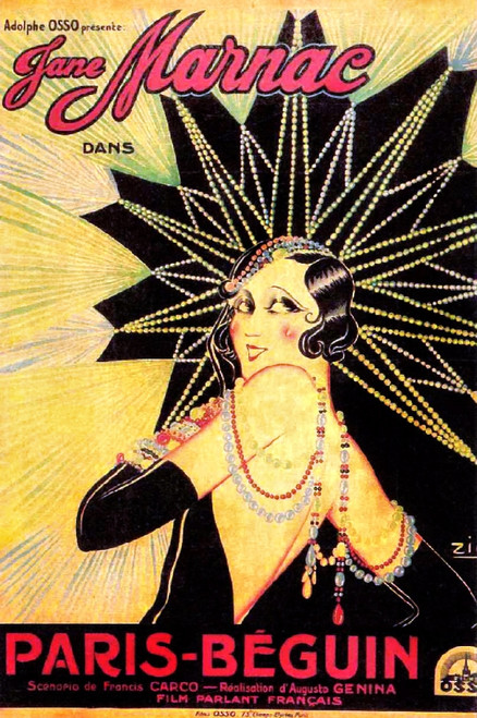 The Darling Of Paris Jeanne Marnac On French Poster Art 1931 Movie Poster Masterprint - Item # VAREVCMCDDAOFEC090H
