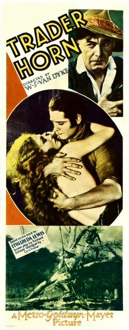 Trader Horn Top Right: Harry Carey Center From Left: Edwina Booth Duncan Renaldo On Insert Poster 1931 Movie Poster Masterprint - Item # VAREVCMCDTRHOEC018H