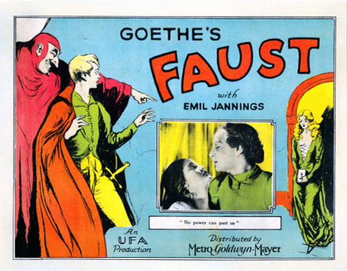Faust From Left Camilla Horn Gosta Ekman 1926 Movie Poster Masterprint - Item # VAREVCMCDFAUSEC027H
