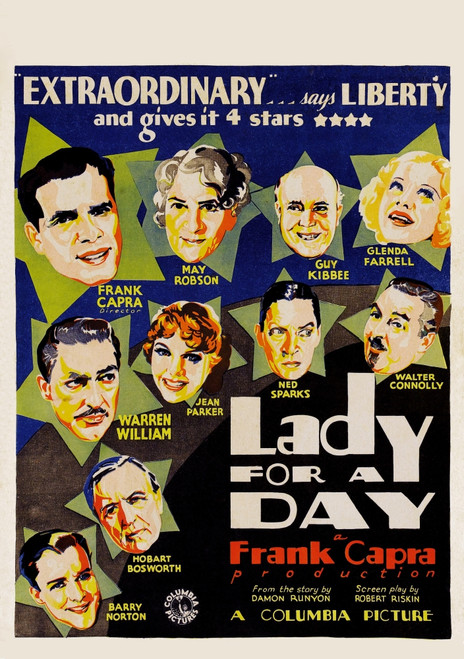 Lady For A Day Movie Poster Masterprint - Item # VAREVCMMDLAFOEC003H