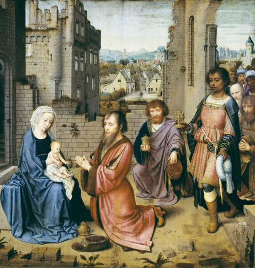 David Gerard. Adoration Of The Magi. Ca. 1515. Flemish Art. Oil On Canvas. United Kingdom. London. National Gallery. ?? Aisa/Everett Collection Poster Print - Item # VAREVCFINA048AH289H