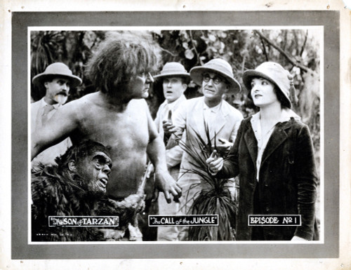 The Son Of Tarzan Second From Left: P. Dempsey Tabler In 'Episode 1-The Call Of The Jungle' On Lobbycard 1920. Movie Poster Masterprint - Item # VAREVCMCDSOOFEC208H