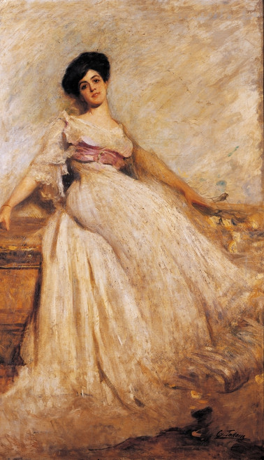 Portrait Of Ellade Crespi Colombo Poster Print - Item # VAREVCMOND024VJ703H