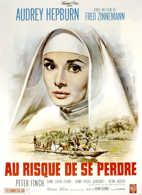 The Nun'S Story Audrey Hepburn 1959 Movie Poster Masterprint - Item # VAREVCMCDNUSTEC005H