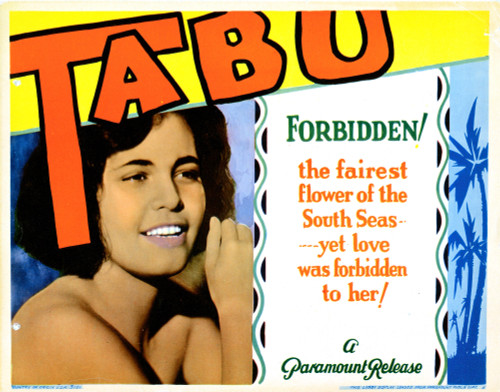 Tabu Us Lobbycard Reri 1931 Movie Poster Masterprint - Item # VAREVCMSDTABUEC001H