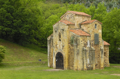 Spain. Oviedo. Church Of St. Michael Of Lillo. Preromanesque. Asturian Art9Th C. Asturian Pre-Romanesque Art. Architecture. ?? Rafa P??rez/Aisa/Everett Collection Poster Print - Item # VAREVCFINA058AH289H
