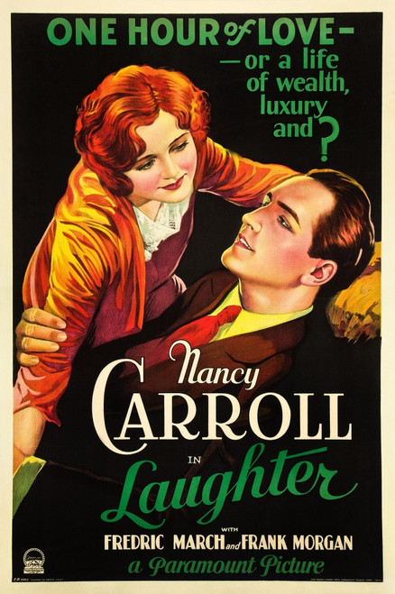 Laughter Us Poster Art From Left: Nancy Carroll Fredric March 1930 Movie Poster Masterprint - Item # VAREVCMCDLAUGEC002H