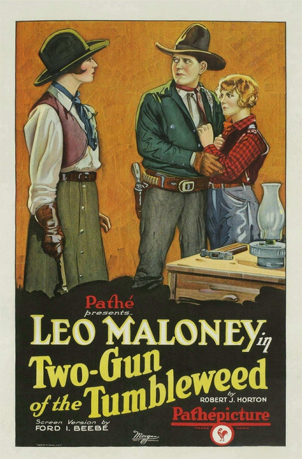 Two-Gun Of The Tumbleweed Left To Right: Josephine Hill Leo D. Maloney Peggy Montgomery 1927. Movie Poster Masterprint - Item # VAREVCMCDTWGUEC001H