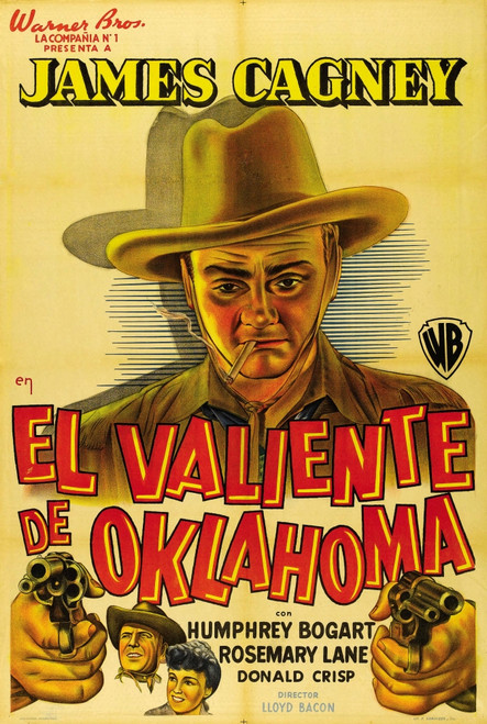 The Oklahoma Kid Spanish Poster Art James Cagney 1939 Movie Poster Masterprint - Item # VAREVCMCDOKKIEC015H