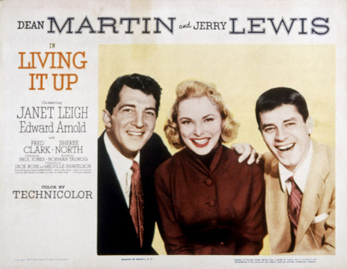Living It Up Dean Martin Janet Leigh Jerry Lewis 1954 Movie Poster Masterprint - Item # VAREVCMSDLIITEC004H