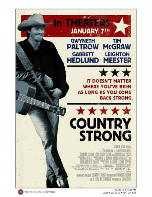 Country Strong Movie Poster Print (27 x 40) - Item # MOVAB15583