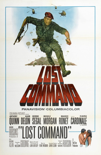 Lost Command Us Poster Art Anthony Quinn 1966 Movie Poster Masterprint - Item # VAREVCMCDLOCOEC035H